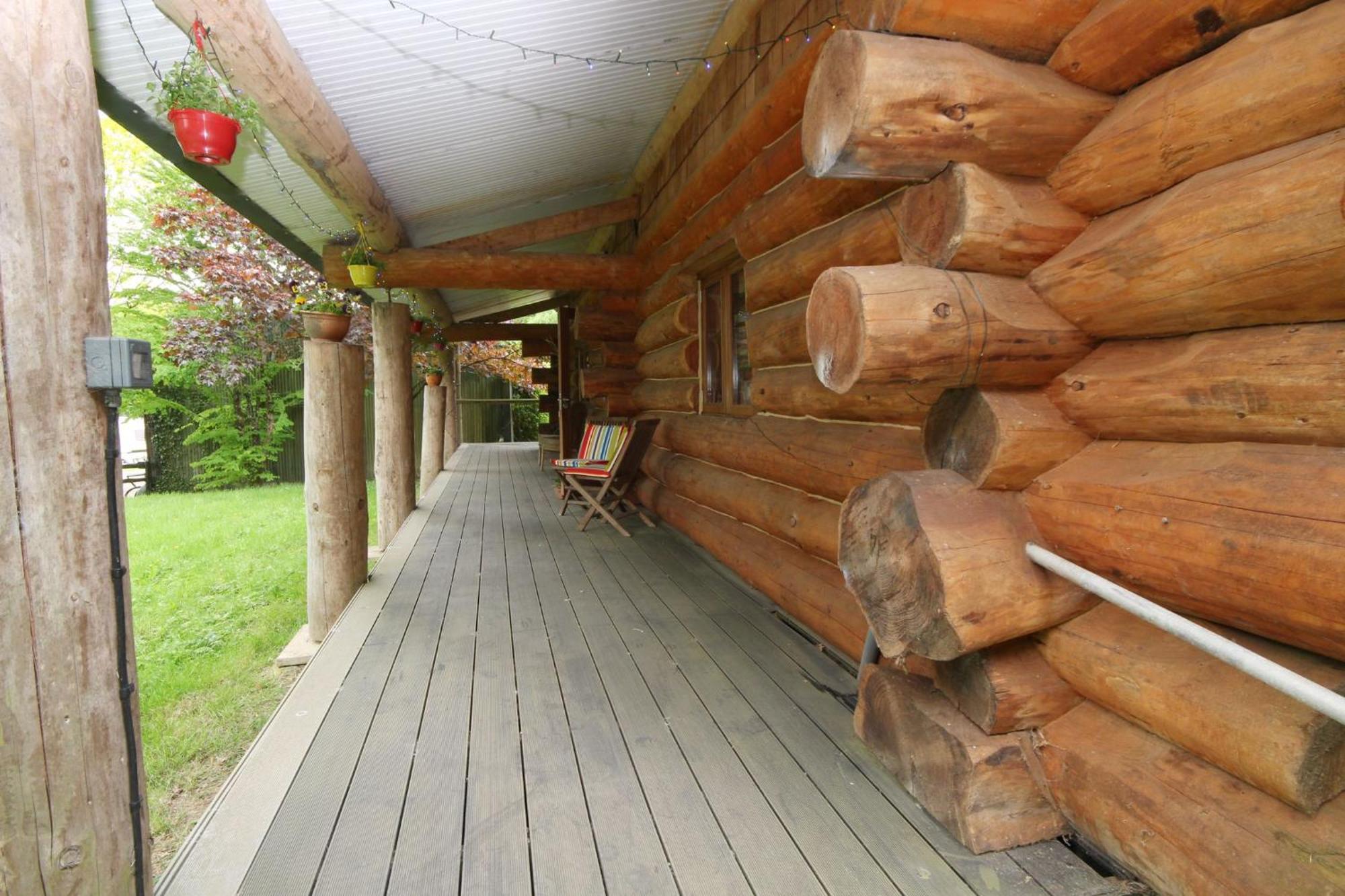 Log Cabin, Easter Hall Park Petrockstow Exterior foto